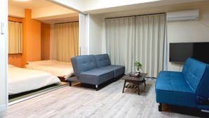 อพาร์ทเมนท์ (101) | ห้องนั่งเล่น | ทีวีจอแบน