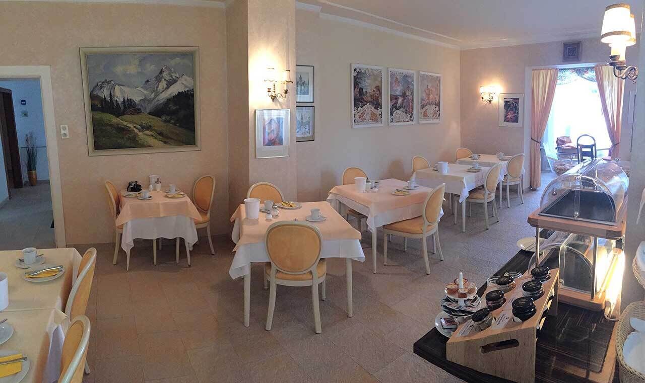 Daily buffet breakfast (EUR 7 per person)