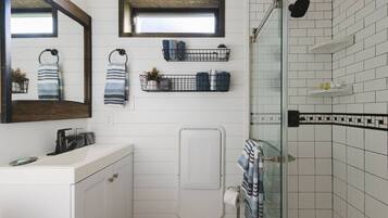 Shower, hair dryer