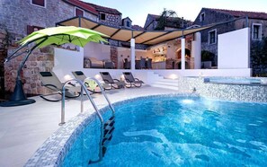 Outdoor pool - Holiday Home Secret Garden (Jelsa)