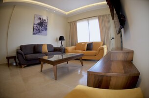 42-inch LCD TV with satellite channels, TV