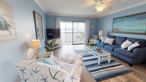 Huoneisto, 2 makuuhuonetta (PC 16) | Olohuone | Televisio