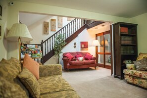 Área de estar no saguão