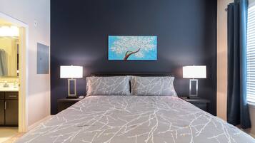 1 bedroom, individually decorated, individually furnished