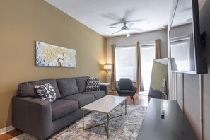 Luxury-Suite, 1 King-Bett und Schlafsofa | Wohnbereich