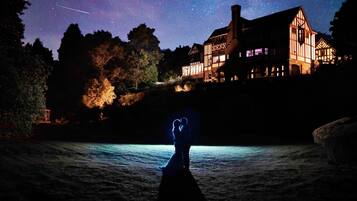 Front of property – evening/night