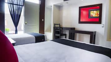 Habitación triple estándar | 1 habitación, insonorización, wifi gratis y ropa de cama