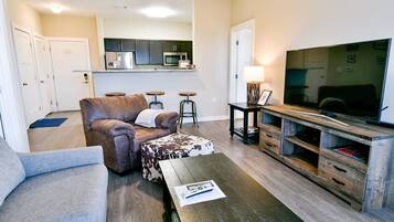 TV, DVD player, offices