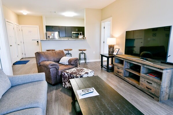 TV, DVD player, offices