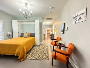 1 Schlafzimmer, Bügeleisen/Bügelbrett, kostenloses WLAN, Bettwäsche