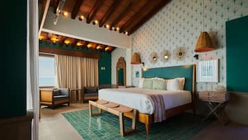 Suite Premium 1 cama King Size | Ropa de cama de alta calidad, minibar, caja fuerte