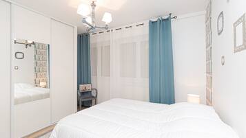 1 chambre, fer et planche à repasser, Wi-Fi, draps fournis