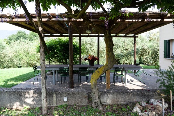 Outdoor dining - Apartment Riccio (Teolo)