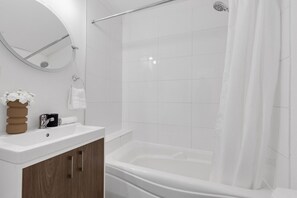 Hair dryer, towels