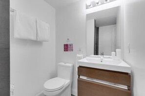 Hair dryer, towels