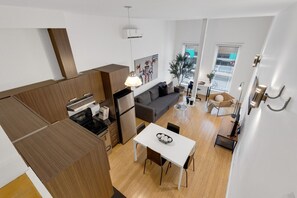 Smart-tv en een kantoor