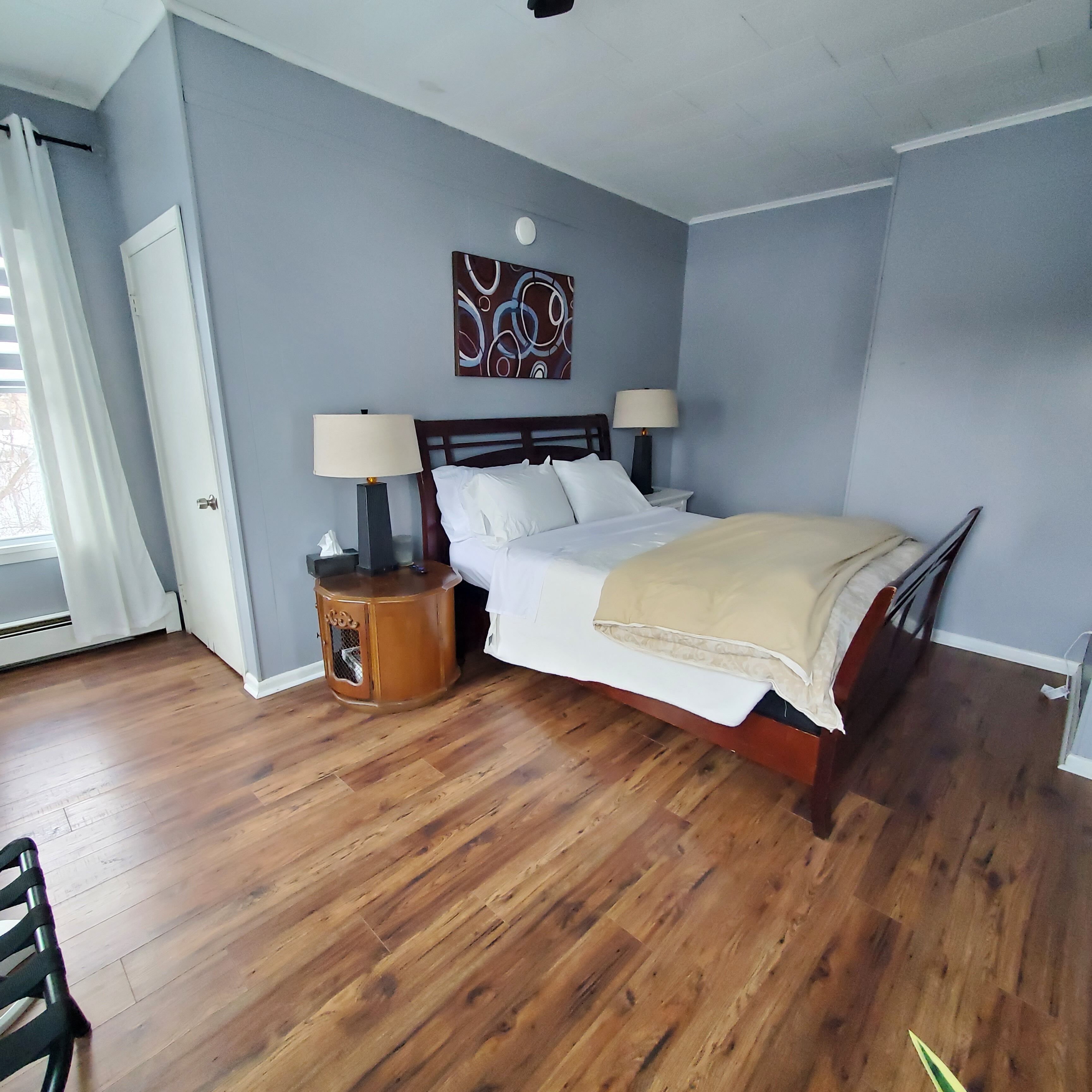 1 habitación y ropa de cama 