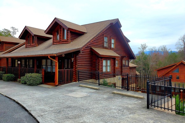 Cabin parking and view
