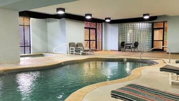 Indoor pool, outdoor pool