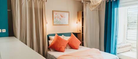 1 多间卧室、熨斗/熨衣板、免费 WiFi、床单