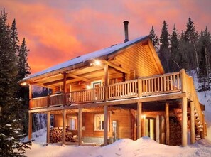 Exterior - Secluded Log Cabin on 2 acres, backs to Pike National Forest, just 15mi to Breck (Alma)