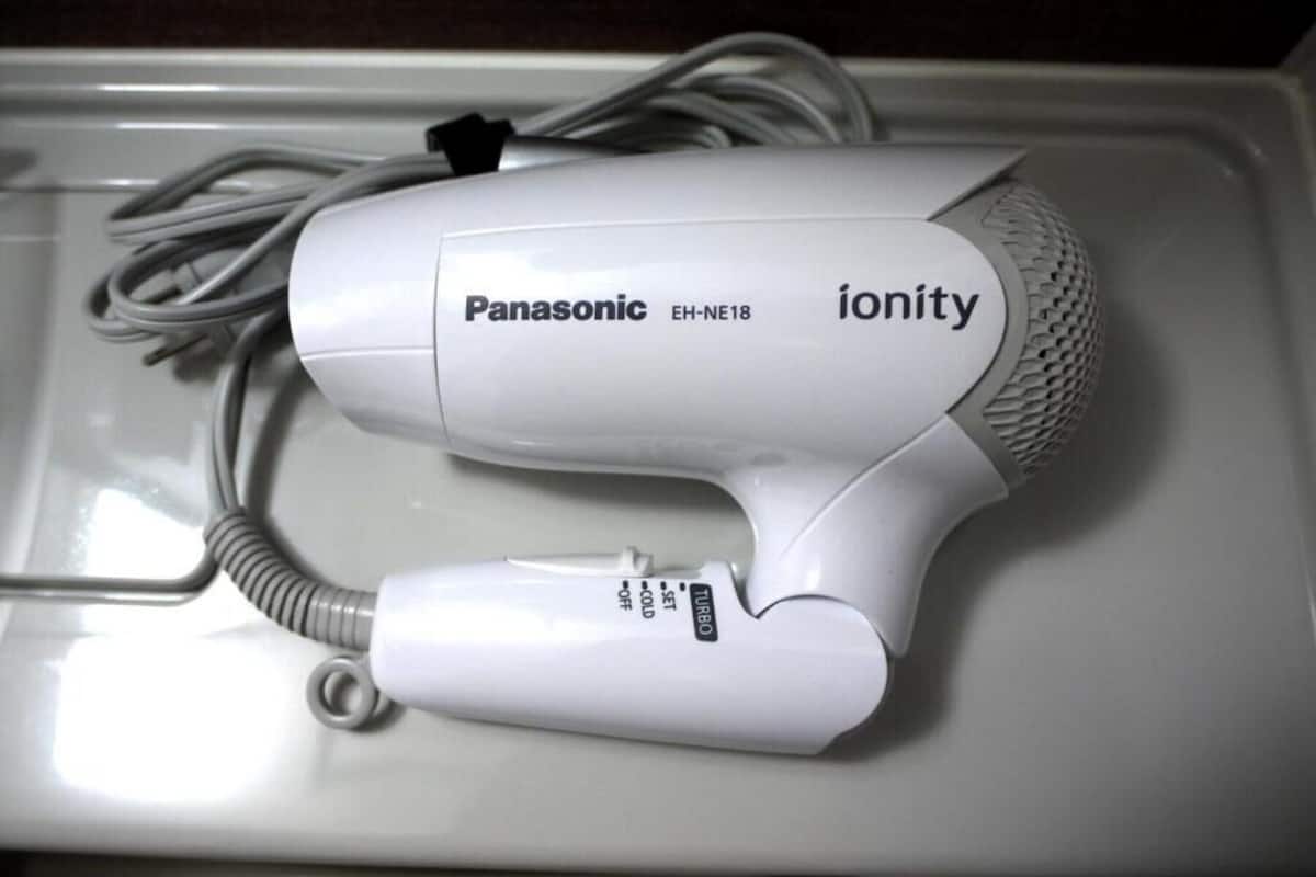 free toiletries, hair dryer, slippers, electronic bidet