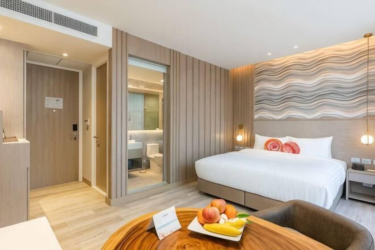 In-room safe, desk, blackout curtains, iron/ironing board (on request)