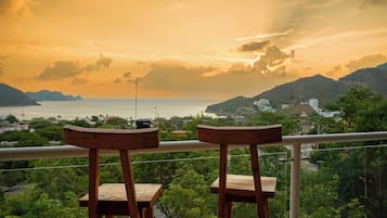 Vue depuis lâhĂ©bergement