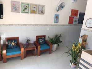 Sala de estar en el lobby