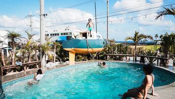 Seasonal outdoor pool