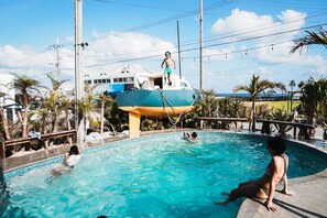 Seasonal outdoor pool