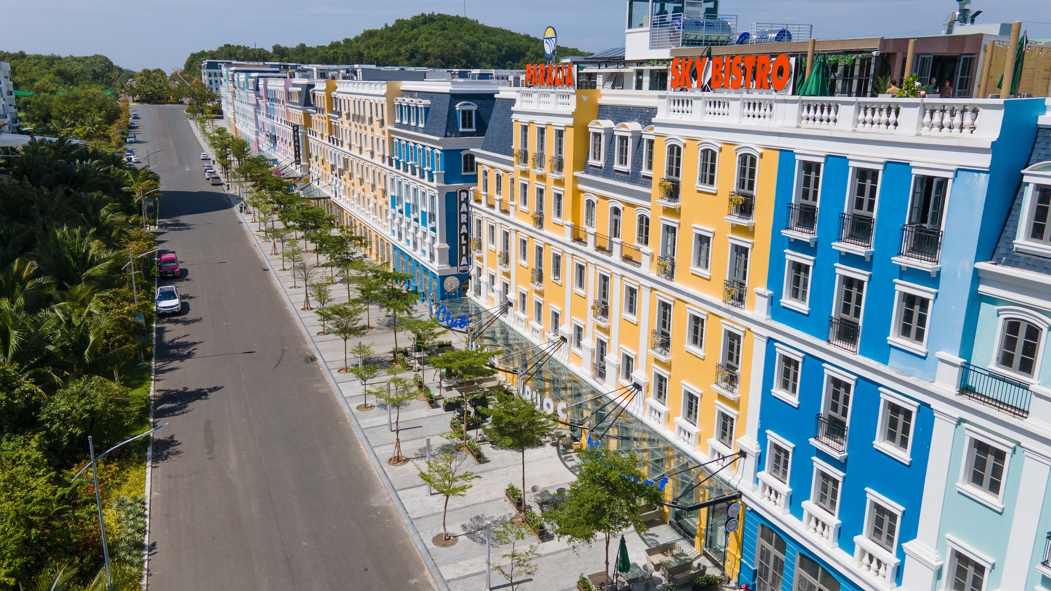 Majoituspaikan julkisivu