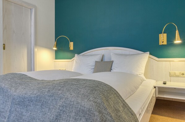 Literie hypoallergénique, bureau, rideaux d’obscurcissement