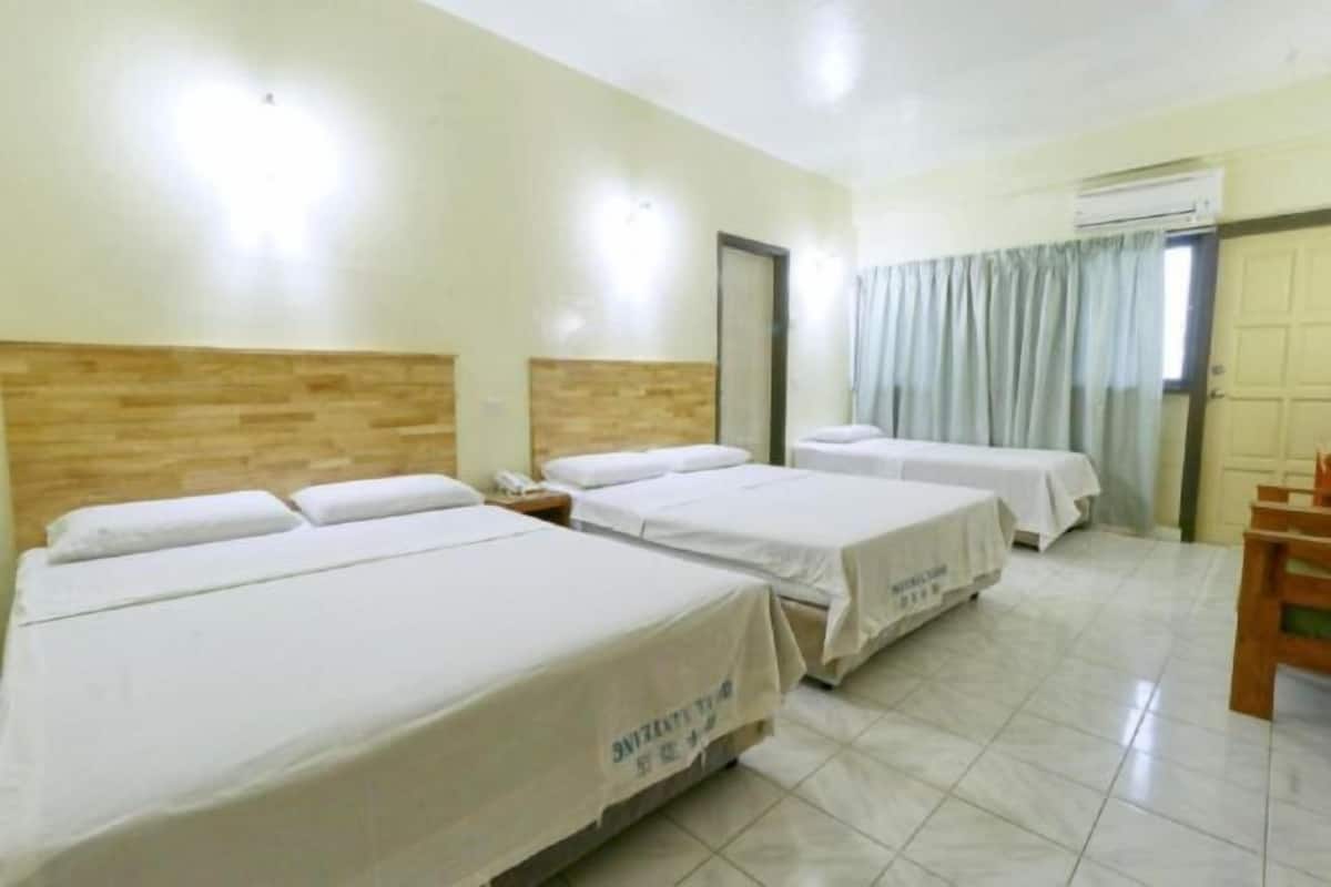 Desk, blackout curtains, iron/ironing board, free WiFi