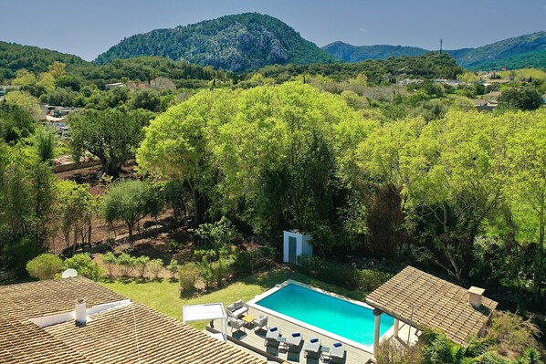 Pool - Vives ( Alegre ). Espectacular villa just outside Pollensa. (Pollensa)