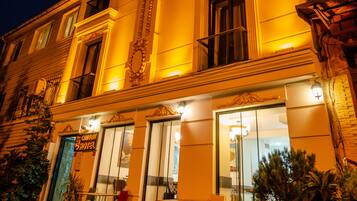 Fassade der Unterkunft