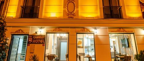 Front of property – evening/night