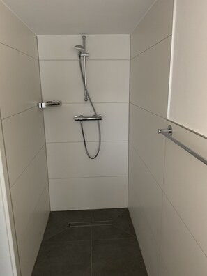 Apartment, Balcony | Bathroom shower
