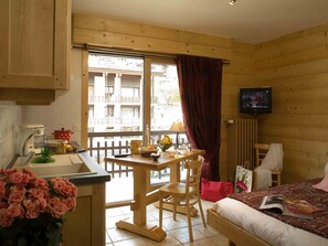 Bed sheets - Cozy studio in village center, pets allowed, private parking (Le Grand-Bornand)