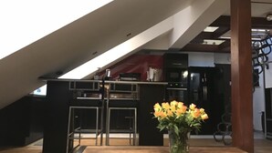 Departamento de diseñador | Sala de estar | Televisión de pantalla plana 