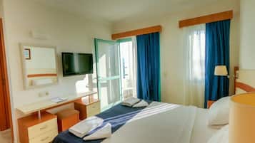 Minibar, lydisolering, sengetøj