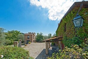 Outdoor dining - Large villa near Florence on Wine Estate (Carmignano)