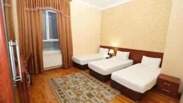 Premium bedding, down duvets, pillow-top beds, in-room safe