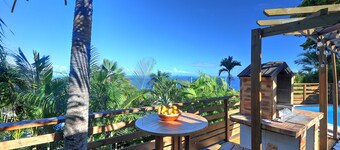 Villa St Leu sea view and pool 5 min from the Lagoon