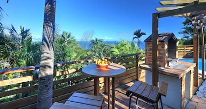 Villa St Leu sea view and pool 5 min from the Lagoon