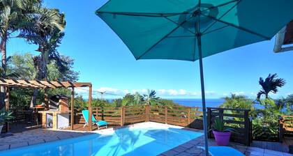 Villa St Leu vue mer et piscine Ă 5 min du Lagon