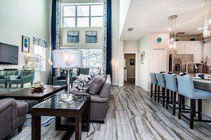 Villa, 5 Bedrooms | Living area | 30-inch TV with cable channels - 4755kcc 5 Bedroom Villa by RedAwning (Kissimmee)