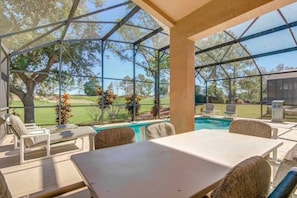 Balcony - Private Pool In Gated Resort! 4 Bedroom Home by RedAwning (Haines City)