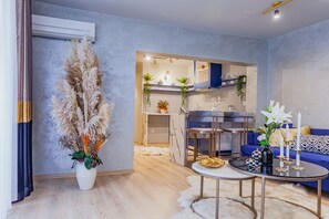 Royal-Suite, Balkon | Wohnbereich | LCD-Fernseher