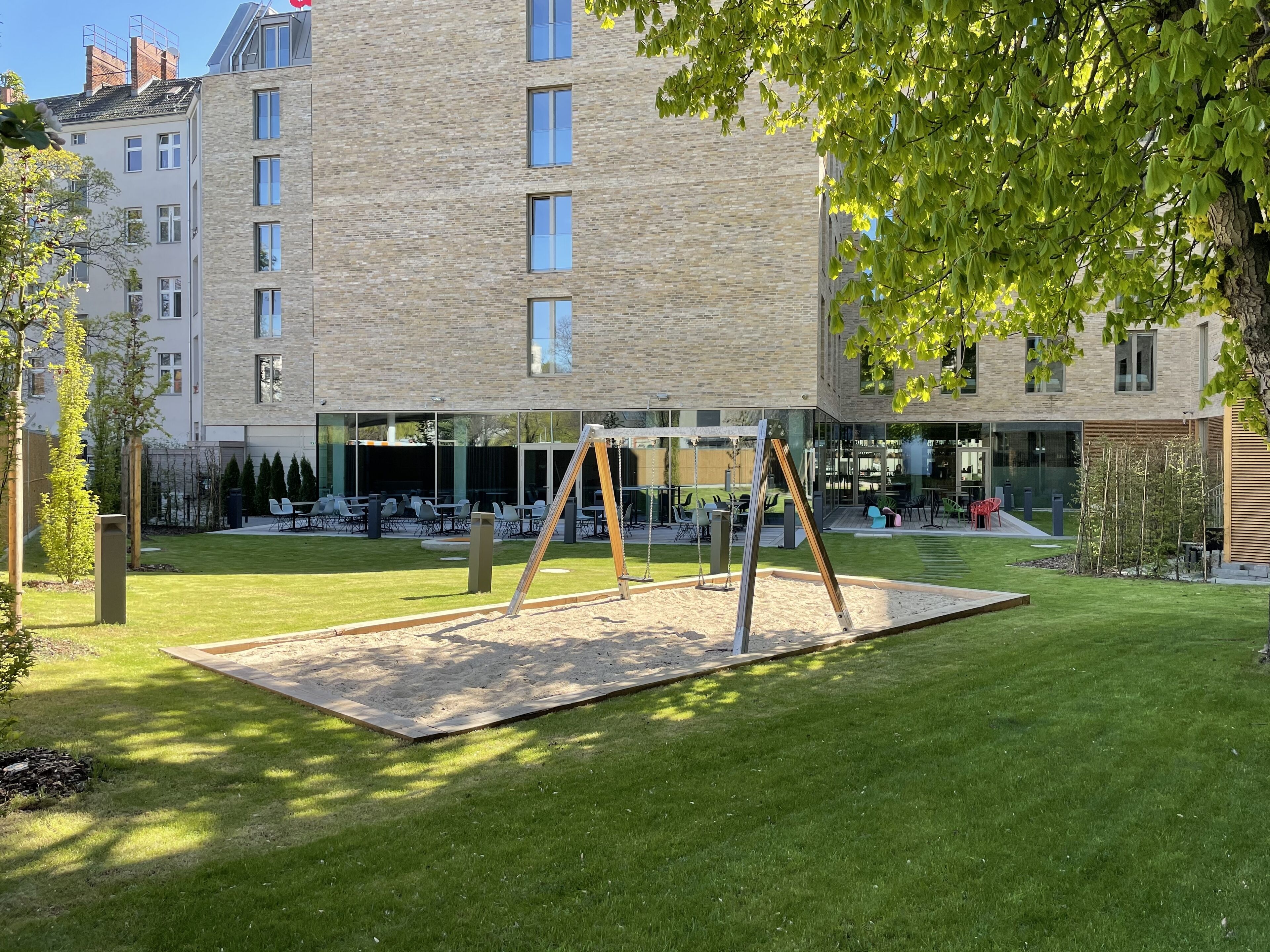 Área de juegos infantiles al aire libre